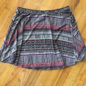 Tribal print summer skirt size L
